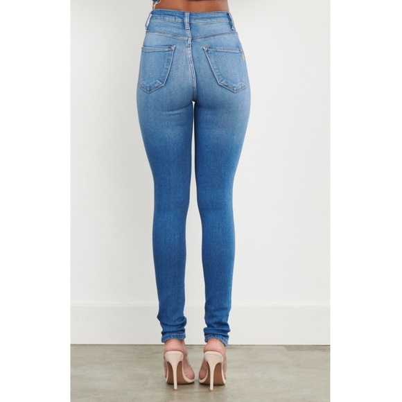 High Waisted Stretch Skinny Jeans - Picture 5 of 8